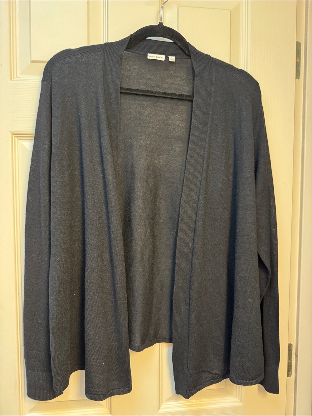 Soma Black Open-Front Women’s Cardigan